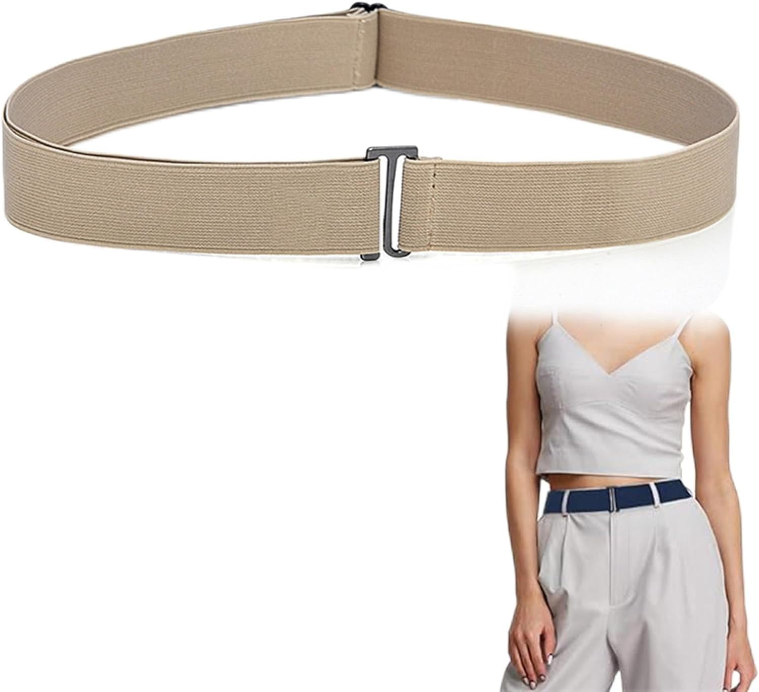 Bulky Sweater Tuck Band Sweater Tuck Band Sweater Tuck Belt Women Adjustable Elastic Belt for Pants Jeans Dresses