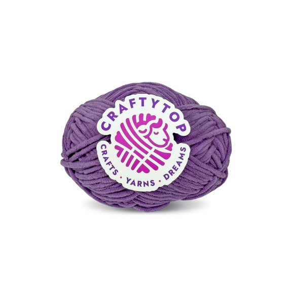 Bulky Velvet Yarn - Violet Horizon