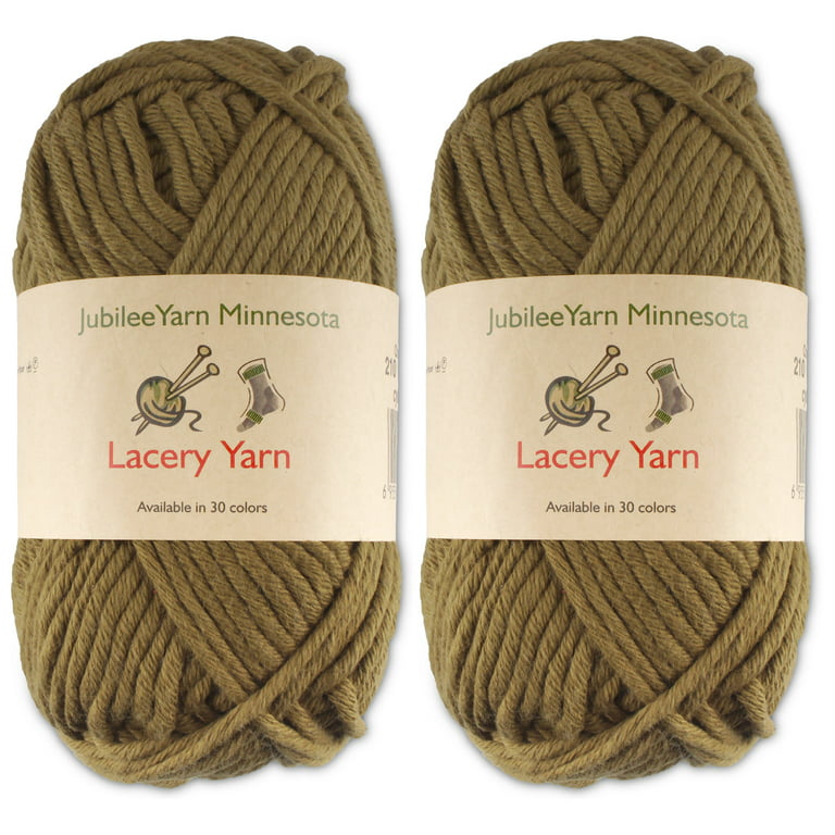 Bulky Weight Lacery Yarn 100g 2 Skeins