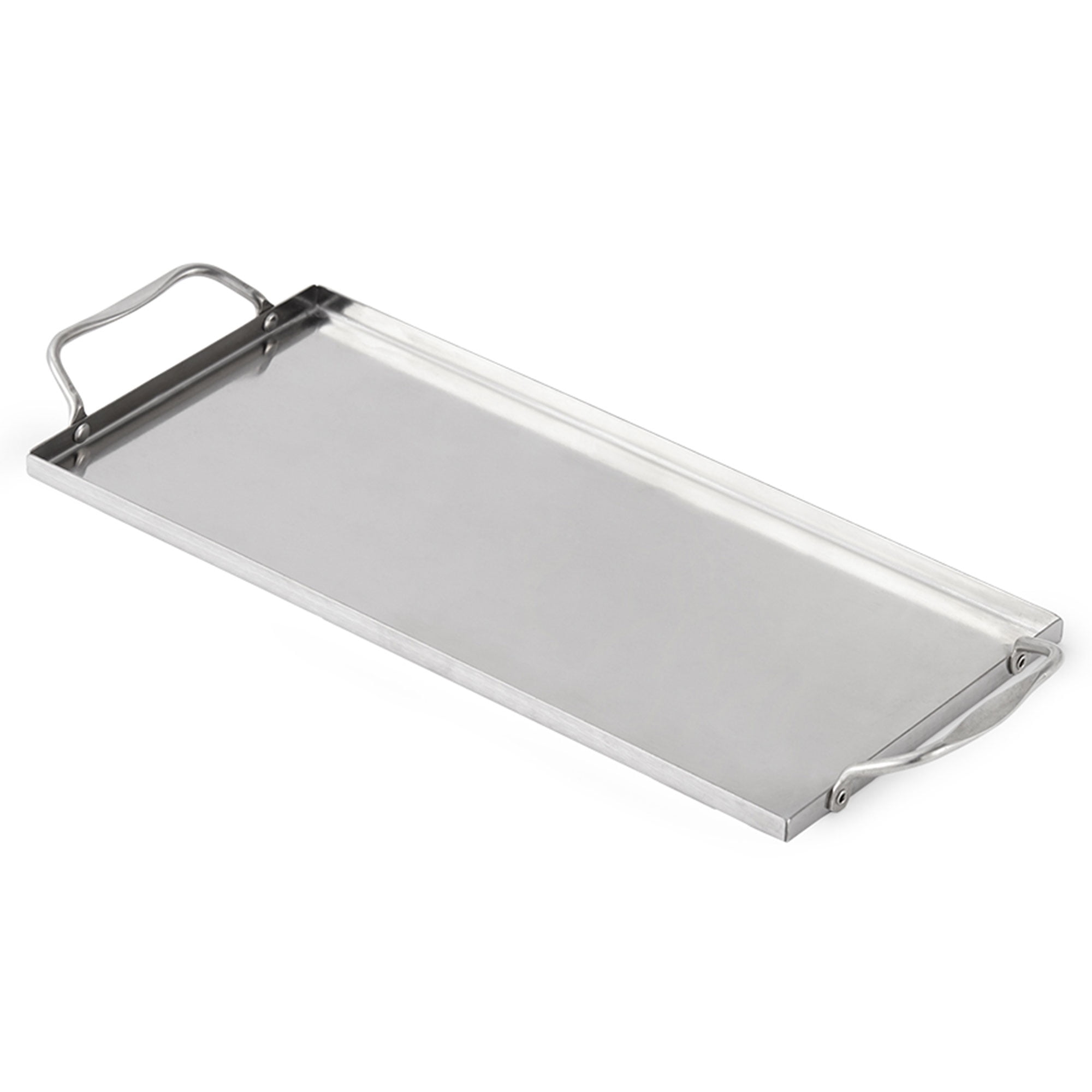 Bull 24147 Stainless Steel Reusable Grill to Table Plank Saver with Side Handles