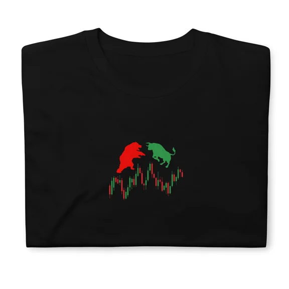 Bull & Bear Trader Stock Market Trader Gift Crew Neck Tee | eBay