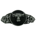 thumbnail image 1 of Bull Belt Buckle Trophy Steer Western Cowboy Texas US Antiqued Jumbo Wide Rodeo, 1 of 2