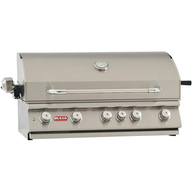 Bull Brahma 38-Inch 5-Burner Built-In Natural Gas Grill With Rotisserie - 57569