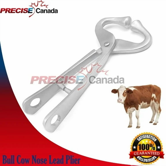 Bull Cow Nose Lead Cattle Nose Pliers No Chain Pulling Tool For Farm Ranch
