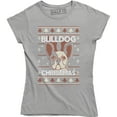 thumbnail image 1 of Bull Dog Christmas Funny Animal Pet Dogs Lover Gift Women's T-Shirt, 1 of 4
