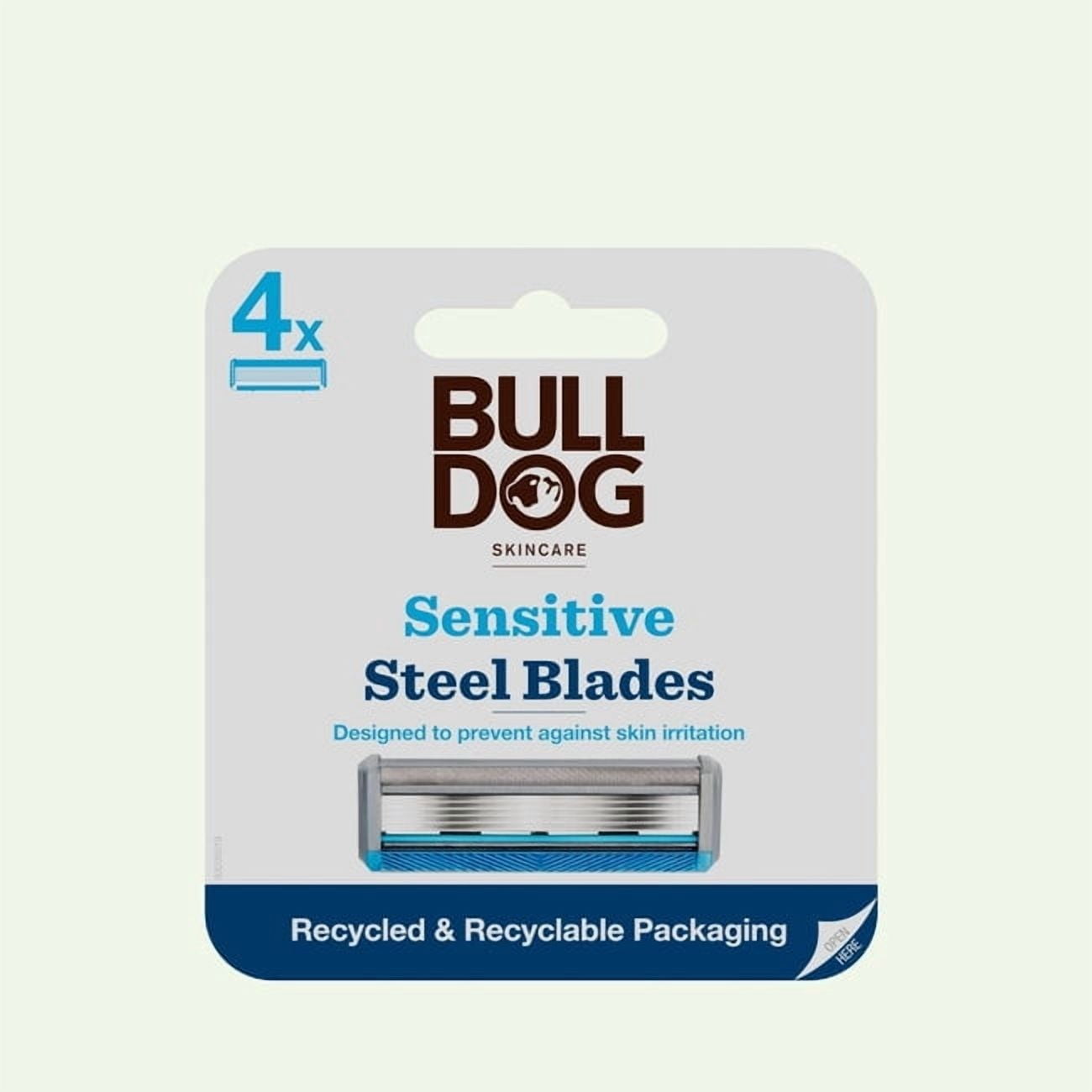 Bull Dog Skin Care Sensitive Skin Razor Blades Refills, 1 Ea, 3 Pack