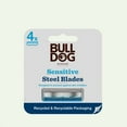 thumbnail image 1 of Bull Dog Skin Care Sensitive Skin Razor Blades Refills, 1 Ea, 3 Pack, 1 of 5