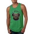 thumbnail image 1 of Bull Dog, Spiked Collar, and Headphones Animal Lover Graphic Tank Top, 1 of 1
