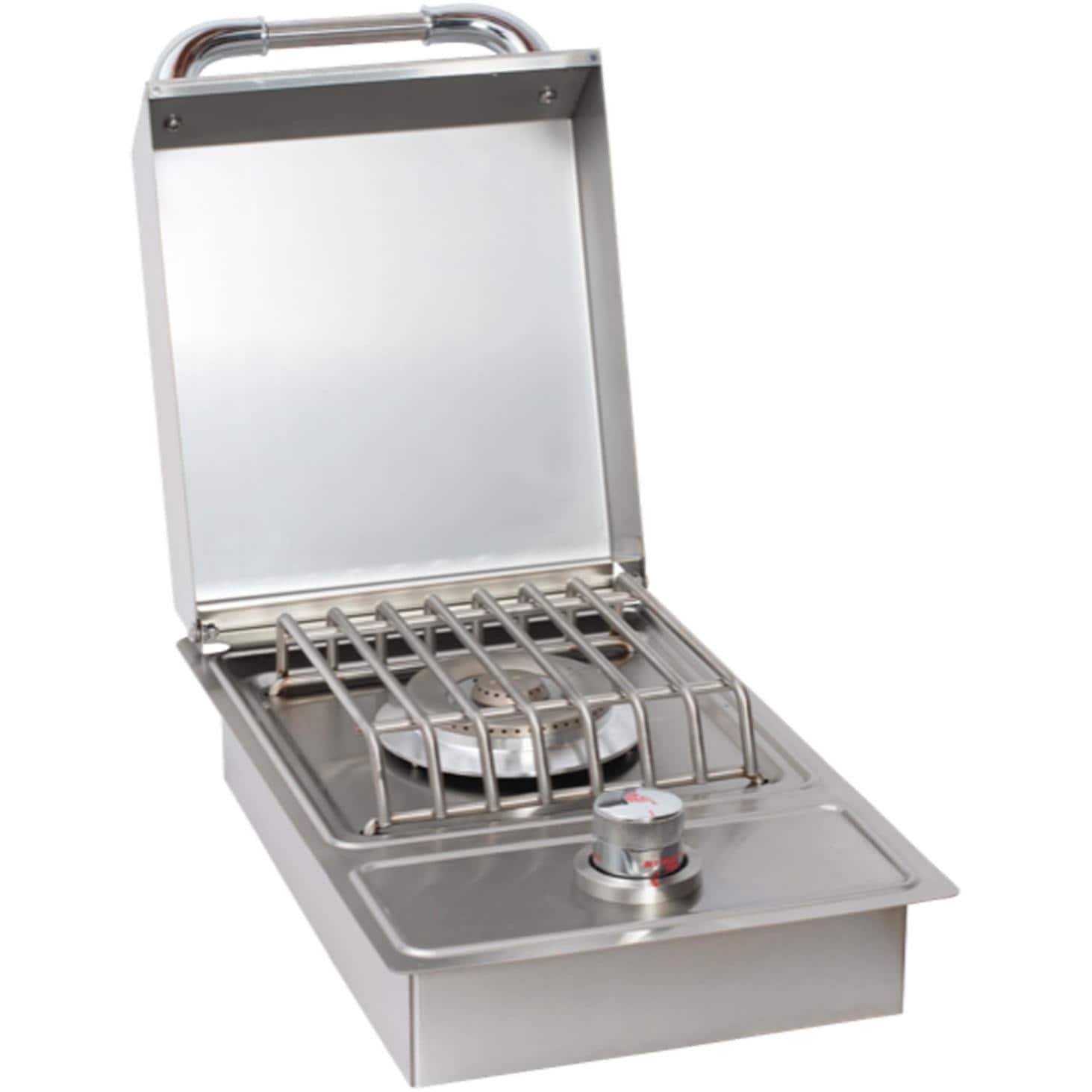Bull Drop-In Natural Gas Single Side Burner W/ Stainless Steel Lid - 60009 - image 1 of 2