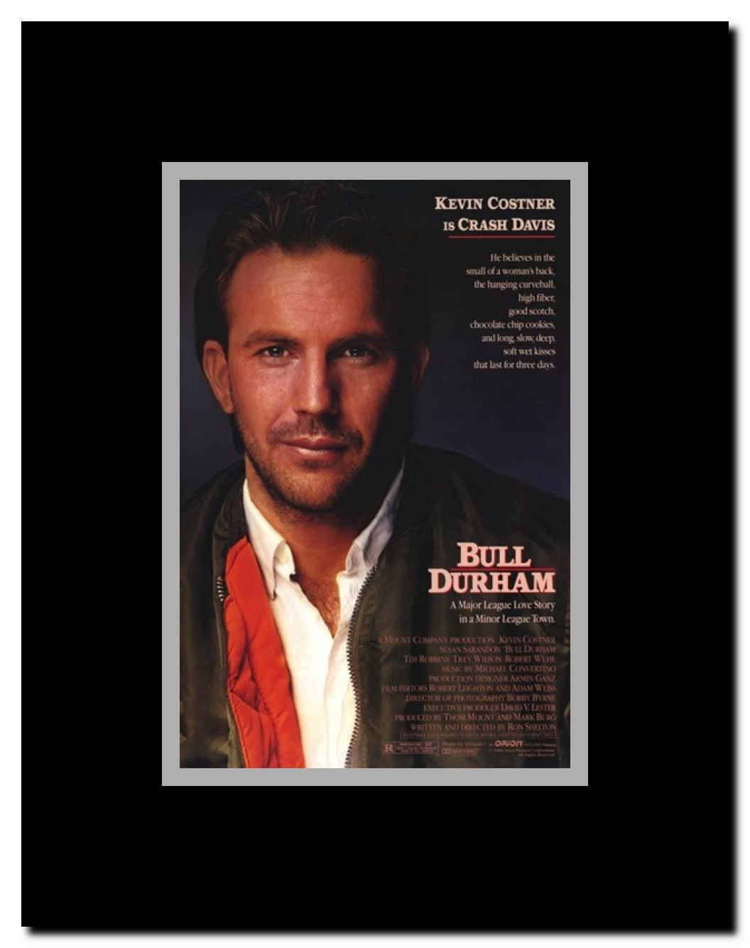 Bull Durham Framed Movie Poster