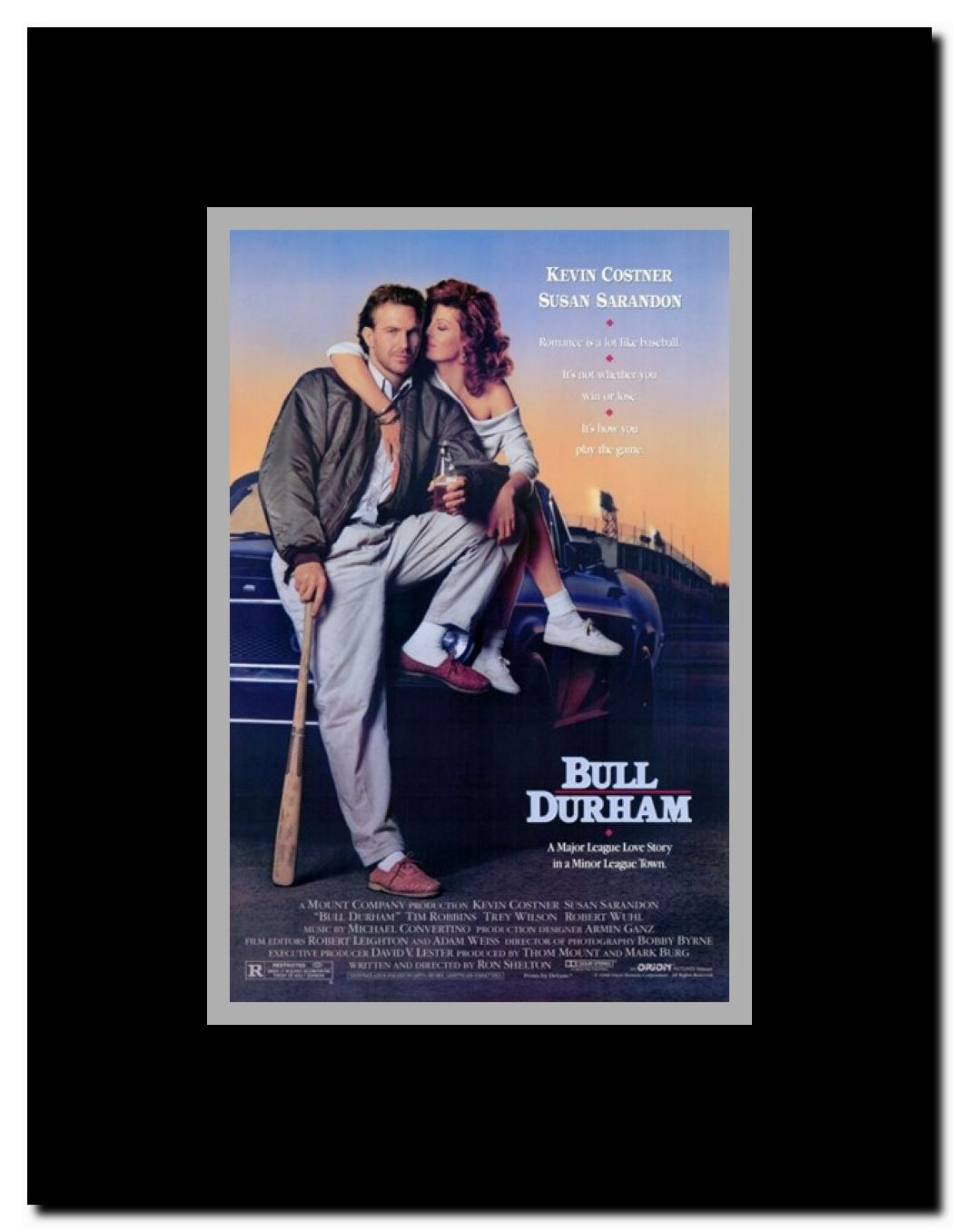 Bull Durham Framed Movie Poster