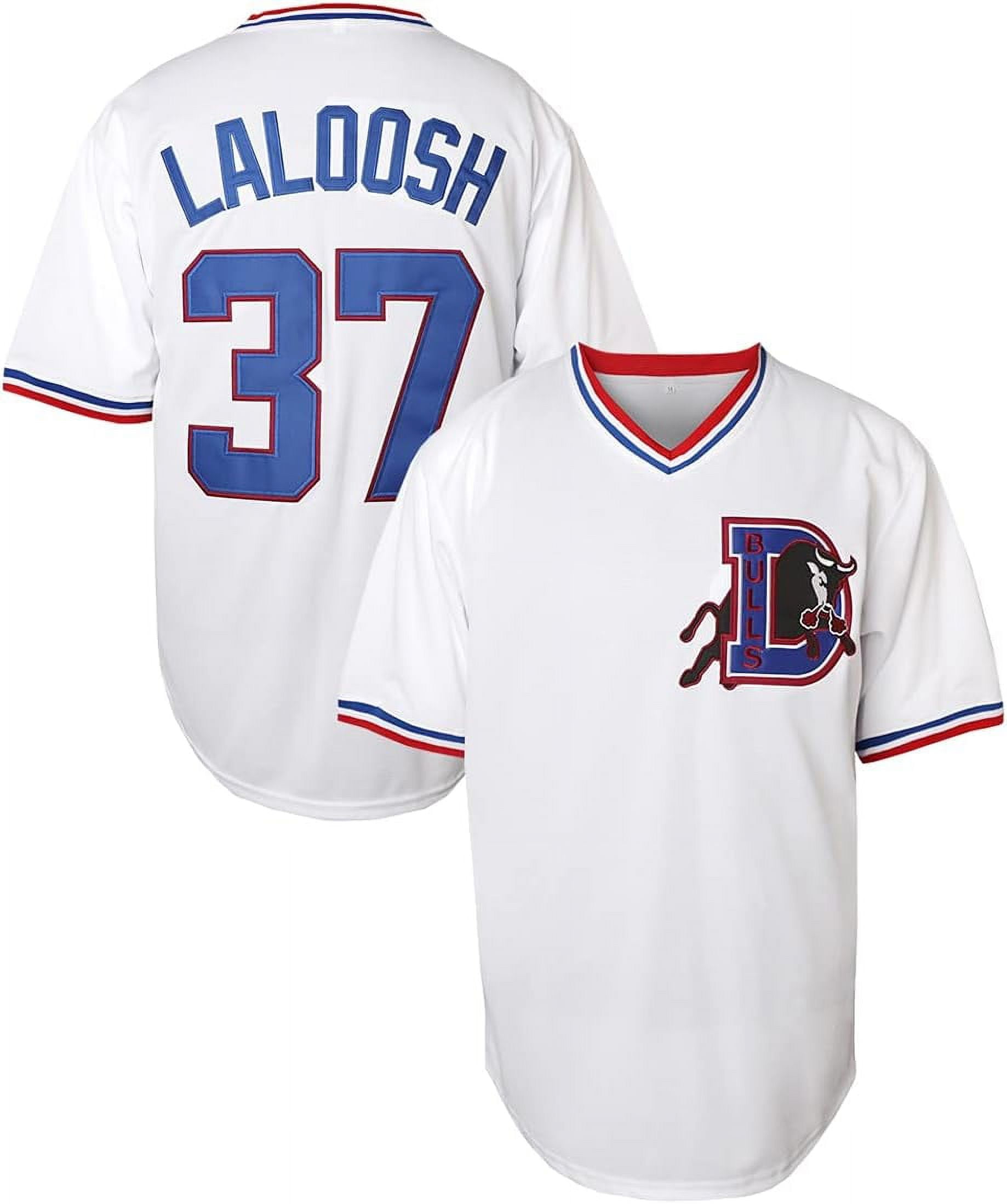 Bull Durham Jerseys 8 Crash Davis Nuke' LaLoosh Movie Baseball Jerey