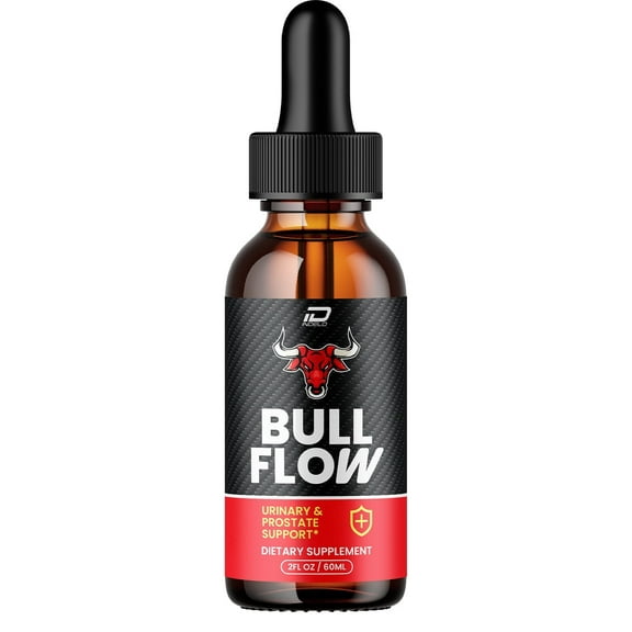 Bull Flow Liquid Drops - BullFlow Supplement Maximum Strength Bull Flow Prostate Support, 1 Pack, 1 Month Supply