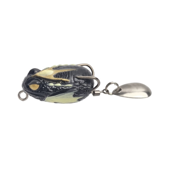 Bull Frog Topwater Lure for Bass Fishing, Durable Hard Plastic Bait