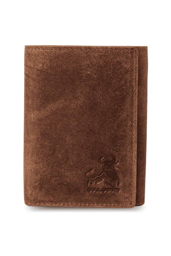 Genuine Leather Trifold Wallet For Men RFID And ID Window
