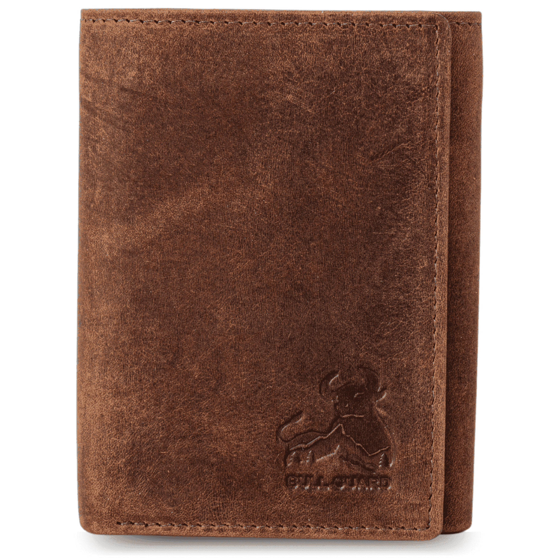 Bull Guard Genuine Leather Trifold Wallet for Men RFID Blocking and ID ...