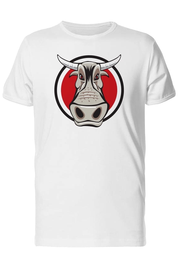 Bull Head Big Nose T-Shirt Men -Image by Shutterstock, Male XX-Large