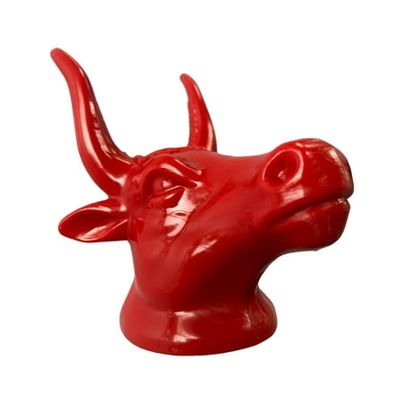 Bull Head Guitar Hanger, Guitar Holder Hook, Portable Violin Wall Stand, Guitar Wall Hanger, Bull Guitar Ukulele Hook for Banjo Bass Ukulele red