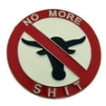 thumbnail image 1 of Bull Longhorn Buffalo No More Bull Xhit Bar Joke Funny Belt Buckle Western Rodeo, 1 of 2