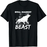 Bull Market Beast Stock Trader Forex Trader T-Shirt