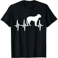 thumbnail image 1 of Bull Mastiff Heartbeat Dog Mom Dad Pet Gift T-Shirt, 1 of 4