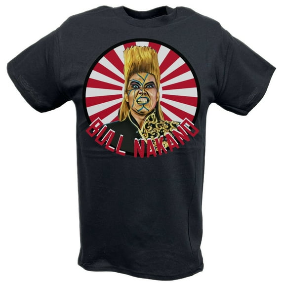 Bull Nakano Red White Stripes Black T-shirt