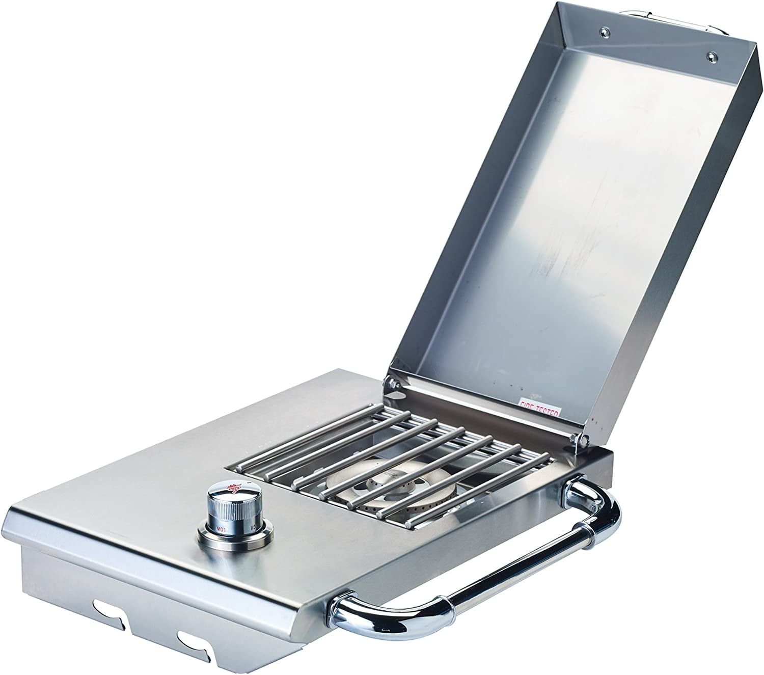 Bull Stainless Steel Side Burner for Freestanding Cart Grills