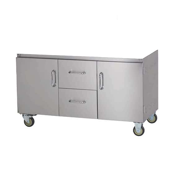 Bull Outdoor Products 7-Burner Premium Stainless Steel Grill Cart (Bottom Only)