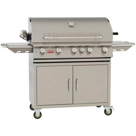Bull Outdoor Products Brahma Cart 5-Burner Propane Gas Grill with Cabinet
