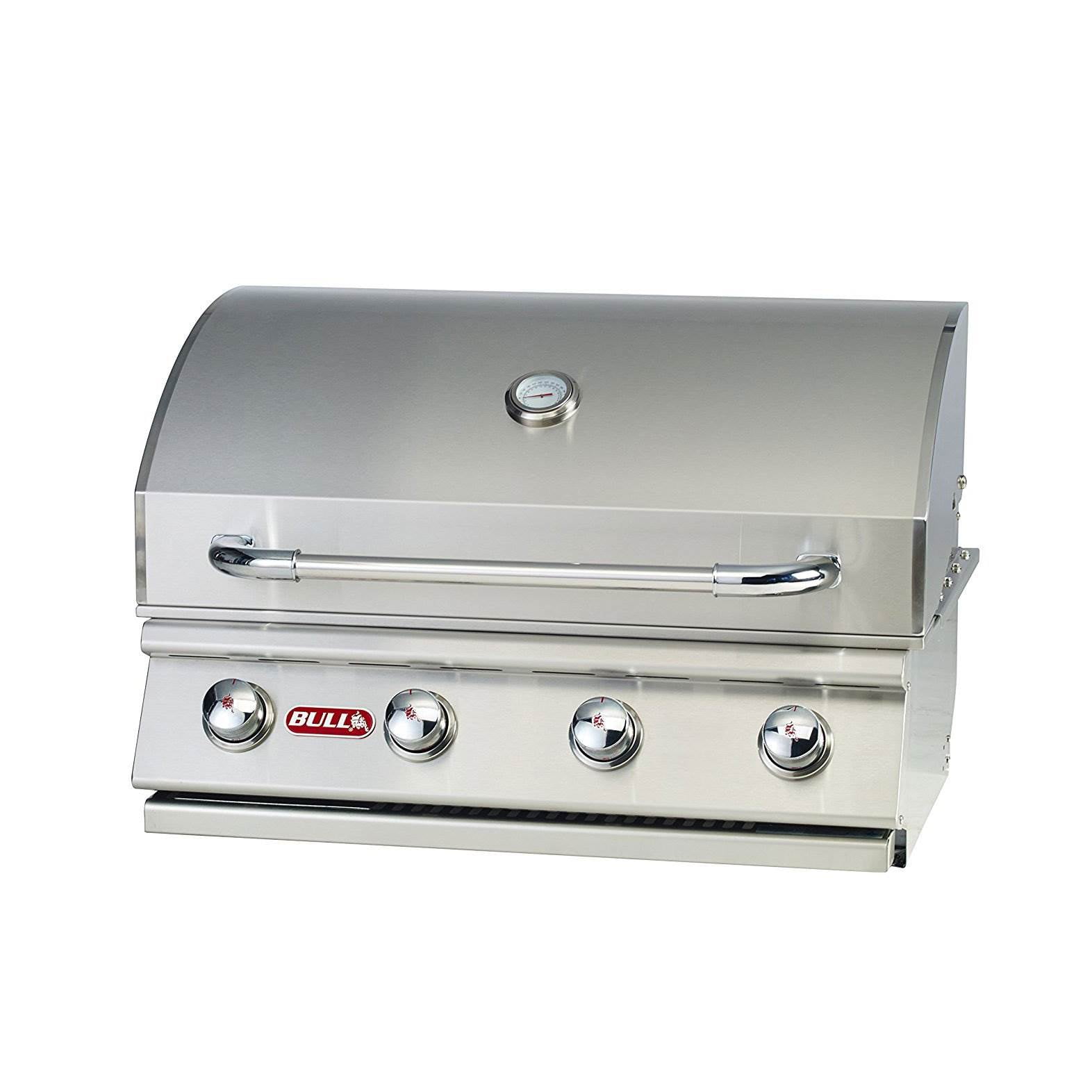 Stainless Steel Built-In Propane Grill with Smoker