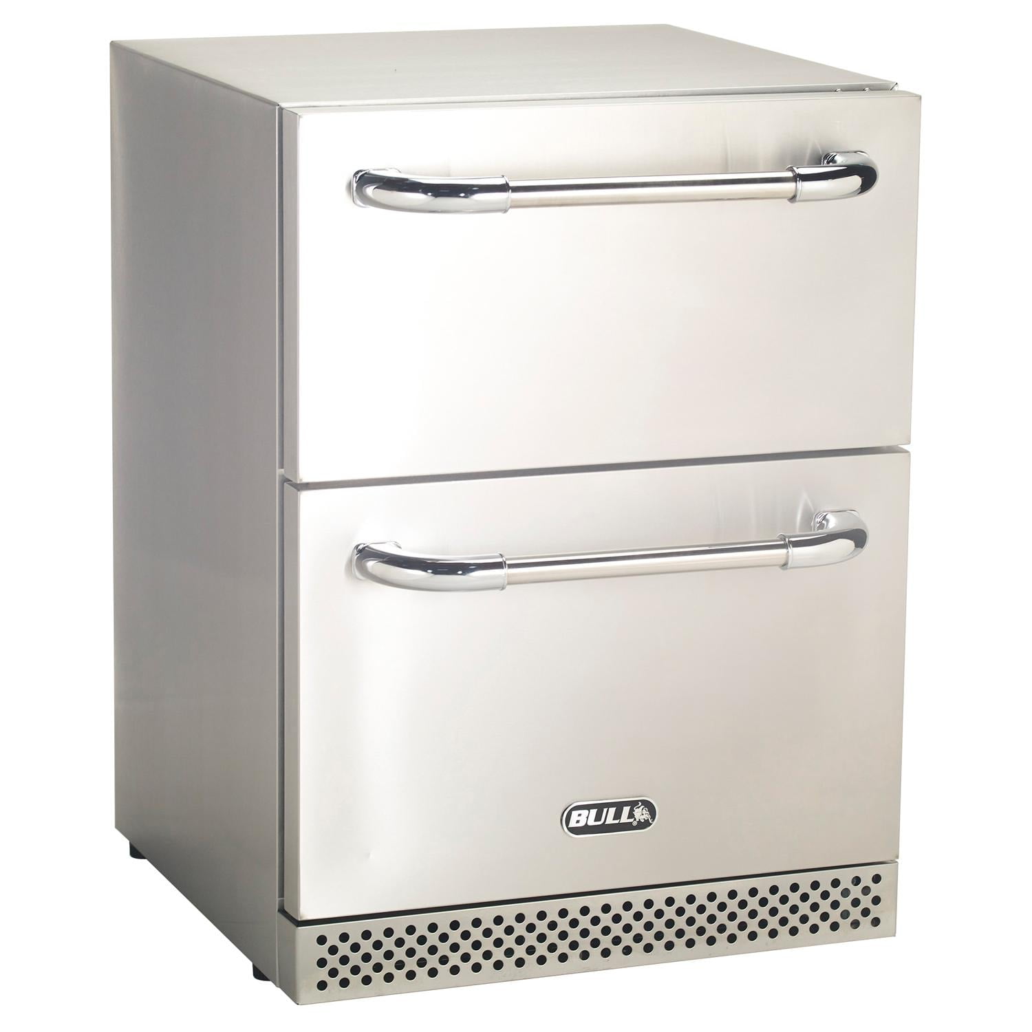 Bull Premium 24Inch 5 Cu. Ft. Outdoor Rated Refrigerator Drawers