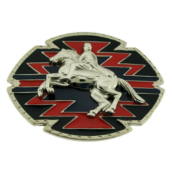 Bull Rider Cowboy Rodeo Western Belt Buckle Silver Metal Chopper Southern Style