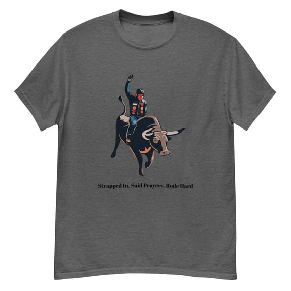 Bull Rider Tee (Dark Heather, M)