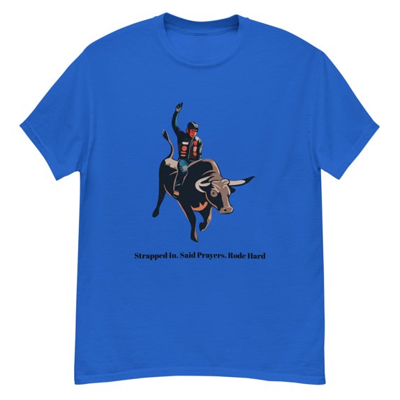 Bull Rider Tee (Royal, L)