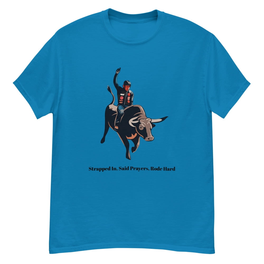 Bull Rider Tee (Sapphire, S) - Walmart.com