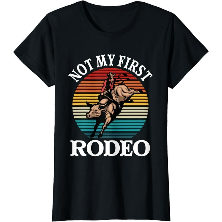Vintage Rodeo Tshirt Bull Riding Sunset Vintage Rodeo Tshirt Bull Riding Sunset