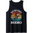 thumbnail image 1 of Bull Riders Not My First Rodeo Sunset Rodeo Tank Top Size S-3XL, 1 of 4