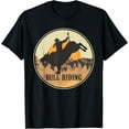 thumbnail image 1 of Bull Riding Bullriding Cowboy Western Rodeo Gift T-Shirt, 1 of 4