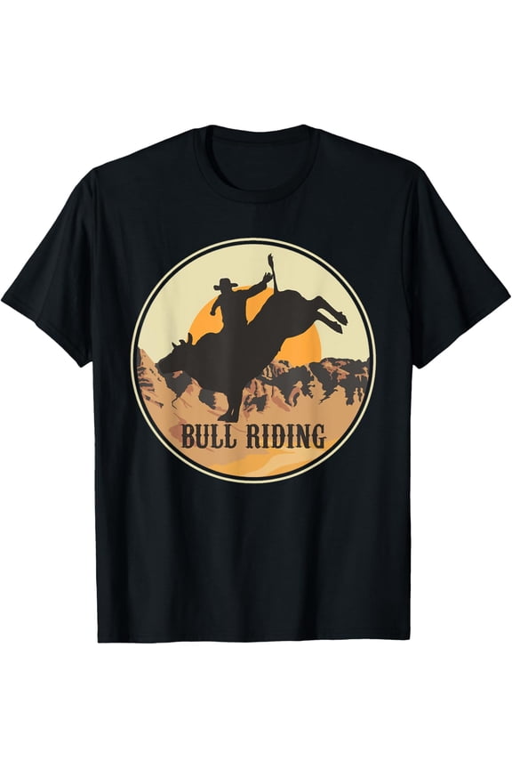 Bull Riding Bullriding Cowboy Western Rodeo Gift T-Shirt
