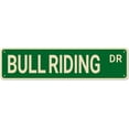 thumbnail image 1 of Bull Riding Dr Street Signs, Bull Riding Decor Bull Riding Sign Bull Riding Fan Gift, Wall Decor for Home/Bedroom/Man Cave, Quality Metal Signs 16x4 Inch, 1 of 6