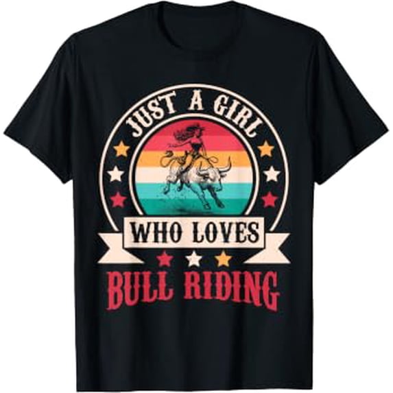 Bull Rider Cloth Bull Riding Lover Western T-Shirt - Walmart.com