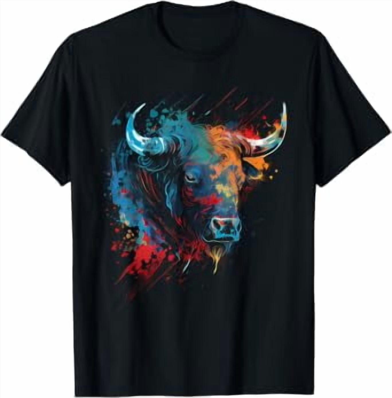 Bull Rider Cloth Bull Riding Meat Favorite Animal Bull Fan Classic Theme Everyday ...