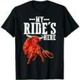 thumbnail image 1 of Bull Riding PBR Rodeo Bull Riders for Western Ranch Cowboys T-Shirt, 1 of 5