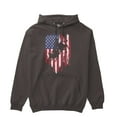 thumbnail image 1 of Bull Riding Rodeo Cowboy USA Flag Matching 4th Of July Gift Ideas Hoodie, 1 of 3