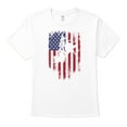 thumbnail image 1 of Bull Riding Rodeo Cowboy USA Flag Matching 4th Of July Gift Ideas T-Shirt, 1 of 4