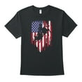 thumbnail image 1 of Bull Riding Rodeo Cowboy USA Flag Matching 4th Of July Gift Ideas T-Shirt, 1 of 4