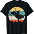 thumbnail image 1 of Bull Riding Rodeo Cowboy Western Country Retro Vintage T-Shirt, 1 of 4