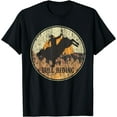 Bull Riding Rodeo Western Country Gift Cowboy Vintage TShirt