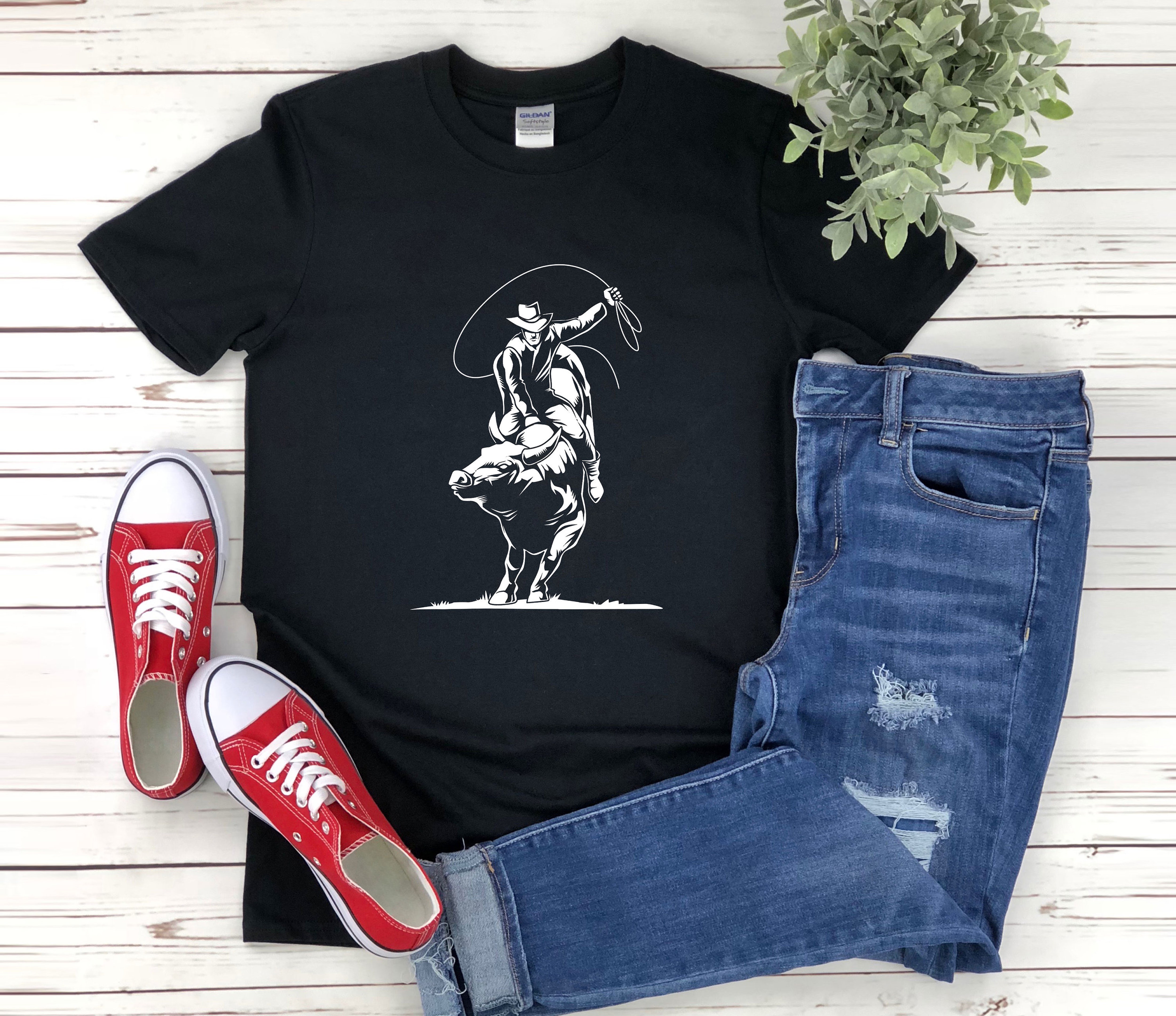 Bull Riding Shirt, Rodeo Shirt, Cowboy Shirt, Bull Rider Shirt, Western Rodeo Shirt, Rodeo T
