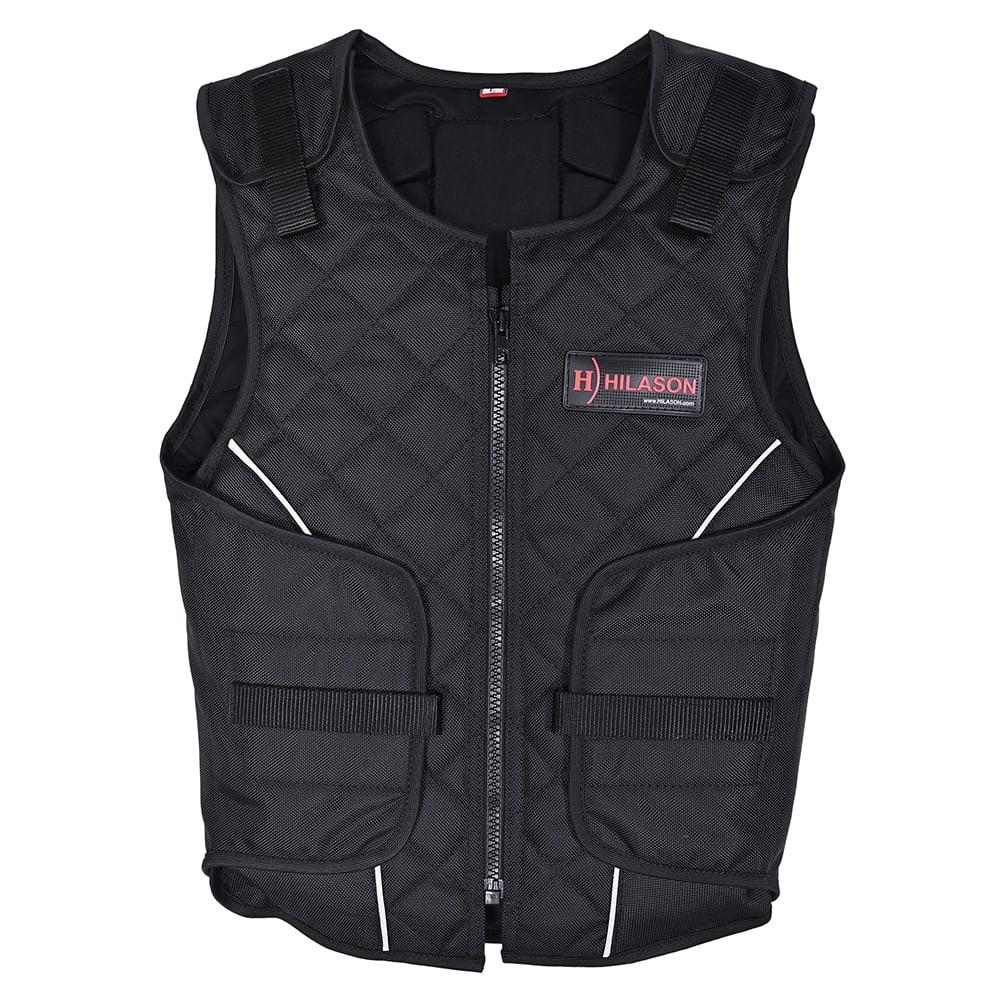 Bull Riding Jackets Bull Riding Vest Hilason Black Bull Pro Rodeo Cordura Large - Walmart.com